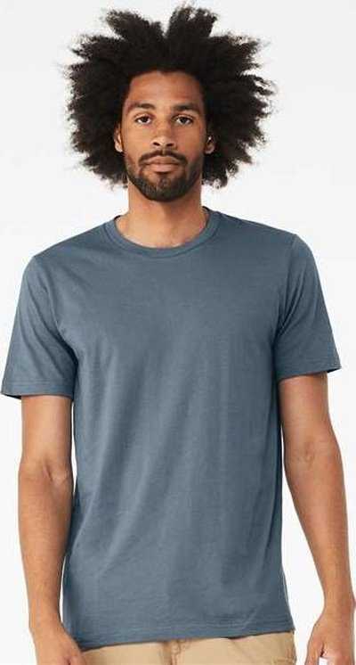 Bella + Canvas 3413 Triblend Tee - Solid Slate Triblend - HIT a Double - 2