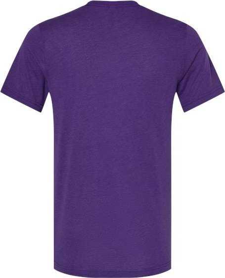 Bella + Canvas 3413 Triblend Tee - Solid Team Purple Triblend - HIT a Double - 5