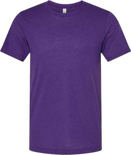 Bella + Canvas 3413 Triblend Tee - Solid Team Purple Triblend - HIT a Double - 1
