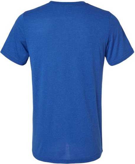 Bella + Canvas 3413 Triblend Tee - Solid True Royal Triblend - HIT a Double - 5