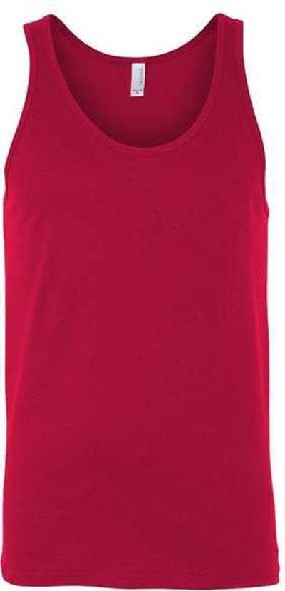 Bella + Canvas 3480 Jersey Tank - Red - HIT a Double - 1