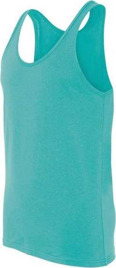 Bella + Canvas 3480 Jersey Tank - Teal - HIT a Double - 2