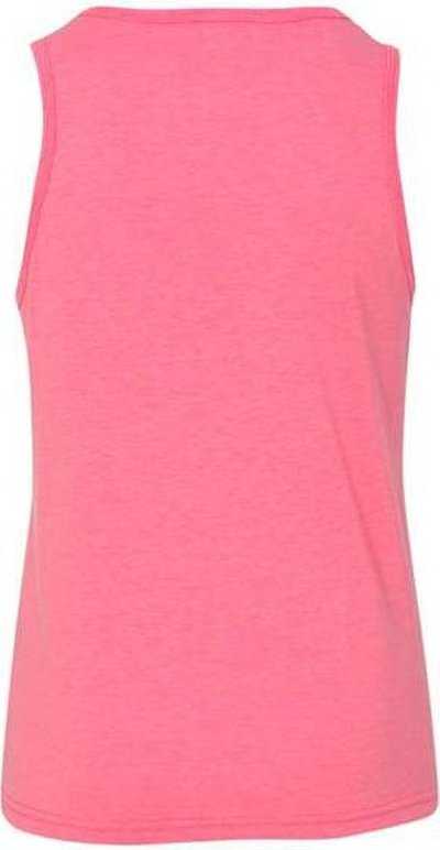 Bella + Canvas 3480Y Youth Jersey Tank - Neon Pink - HIT a Double - 3