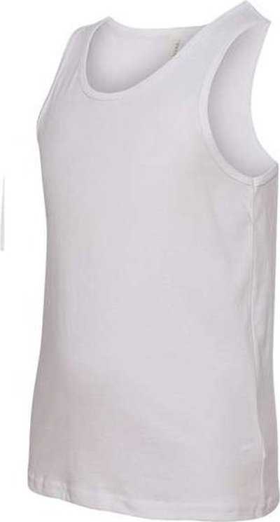 Bella + Canvas 3480Y Youth Jersey Tank - White - HIT a Double - 2