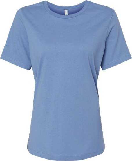 Bella + Canvas 6400 Womens Relaxed Jersey Tee - Carolina Blue - HIT a Double - 1