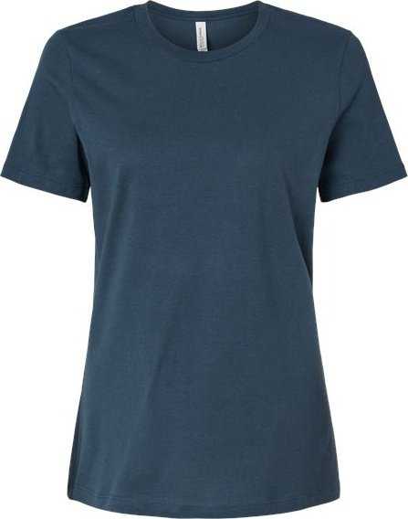 Bella + Canvas 6400 Womens Relaxed Jersey Tee - Vintage Navy - HIT a Double - 1