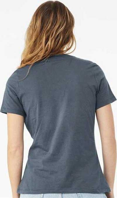 Bella + Canvas 6400 Womens Relaxed Jersey Tee - Vintage Navy - HIT a Double - 4
