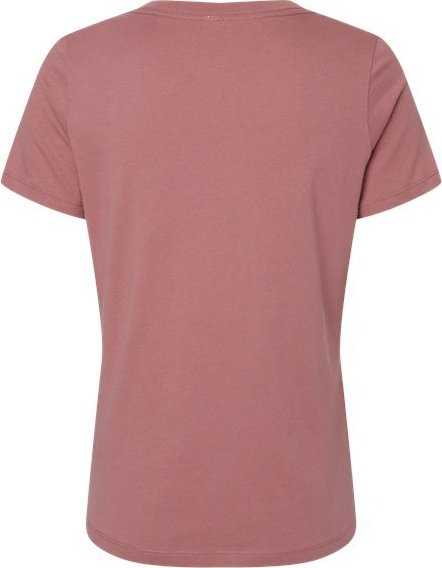 Bella + Canvas 6405 Womens Relaxed Jersey V-Neck Tee - Mauve - HIT a Double - 5