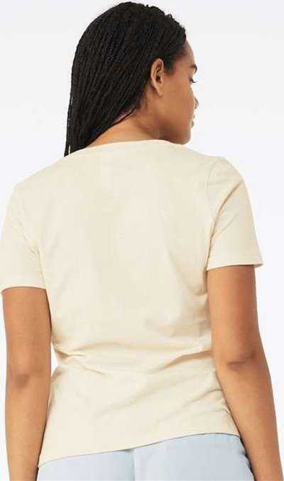 Bella + Canvas 6405 Womens Relaxed Jersey V-Neck Tee - Natural - HIT a Double - 4