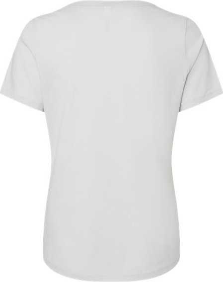 Bella + Canvas 6405 Womens Relaxed Jersey V-Neck Tee - Silver - HIT a Double - 5