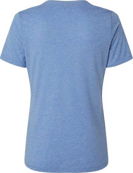 Bella + Canvas 6413 Womens Relaxed Fit Triblend Tee - Blue Triblend - HIT a Double - 5