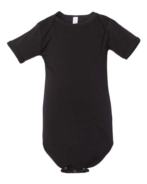 Bella + Canvas 100B Baby Jersey One Piece - Black - HIT a Double