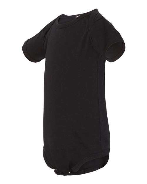 Bella + Canvas 100B Baby Jersey One Piece - Black - HIT a Double