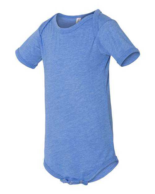 Bella + Canvas 100B Baby Jersey One Piece - Heather Columbia Blue - HIT a Double
