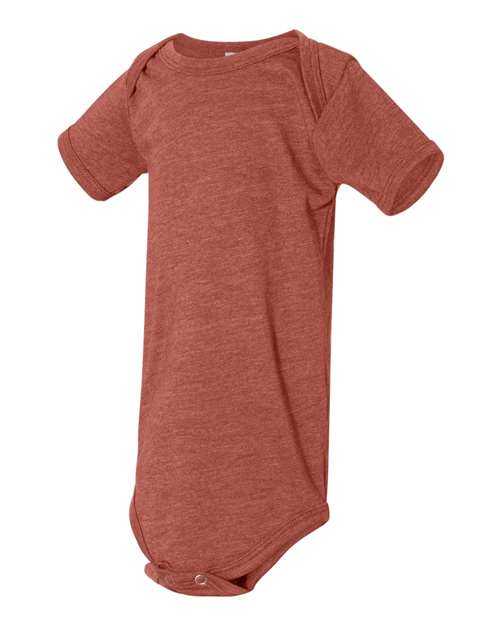 Bella + Canvas 100B Baby Jersey One Piece - Heather Mauve - HIT a Double