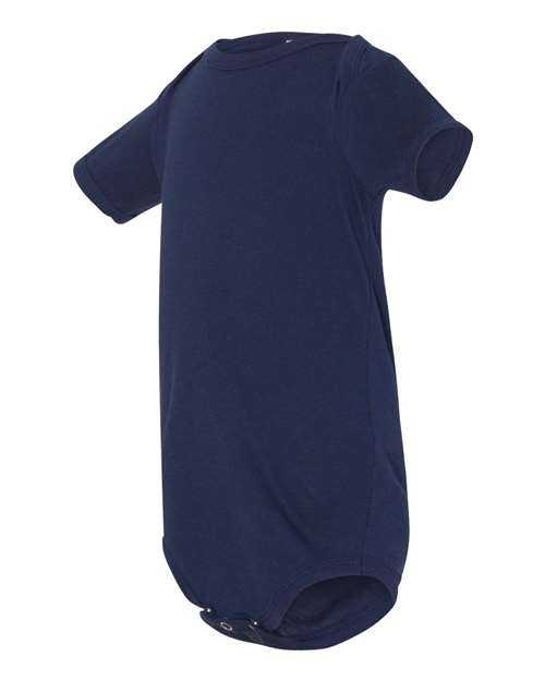Bella + Canvas 100B Baby Jersey One Piece - Navy - HIT a Double