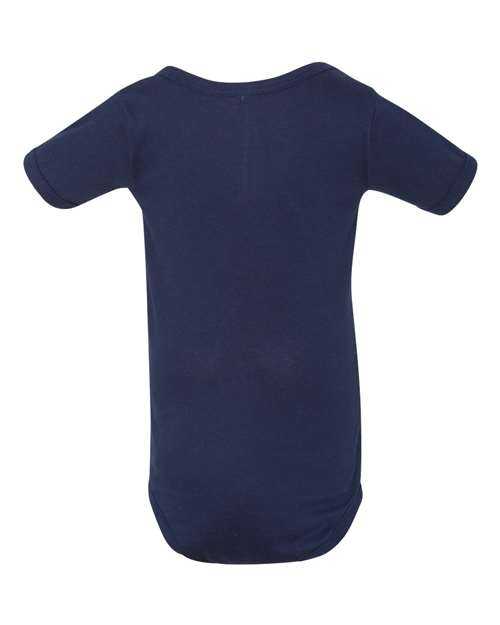 Bella + Canvas 100B Baby Jersey One Piece - Navy - HIT a Double