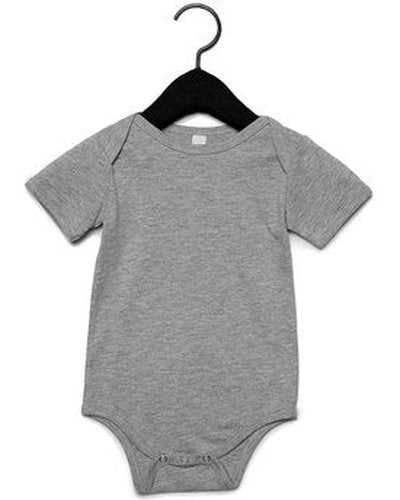 Bella + Canvas 100B Infant Jersey Short-Sleeve One-Piece - Athletic Heather - HIT a Double