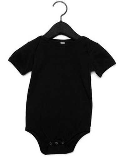 Bella + Canvas 100B Infant Jersey Short-Sleeve One-Piece - Black - HIT a Double