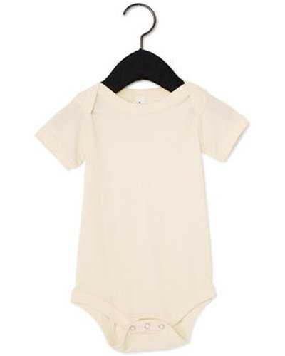 Bella + Canvas 100B Infant Jersey Short-Sleeve One-Piece - Natural - HIT a Double