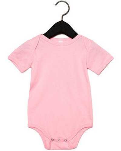Bella + Canvas 100B Infant Jersey Short-Sleeve One-Piece - Pink - HIT a Double