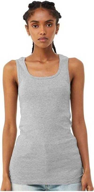 Bella + Canvas 1081 Women&#39;s Micro Rib Tank - Athletic Heather&quot; - &quot;HIT a Double