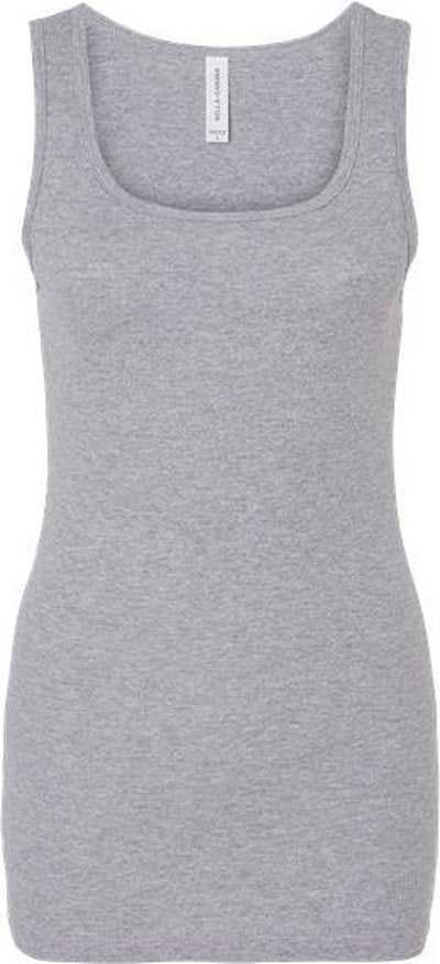 Bella + Canvas 1081 Women&#39;s Micro Rib Tank - Athletic Heather&quot; - &quot;HIT a Double
