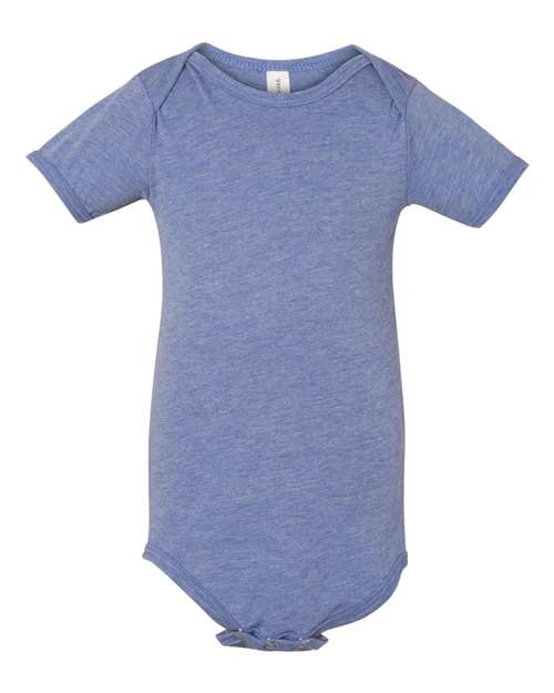 Bella + Canvas 134B Baby Triblend Short Sleeve One Piece - Blue Triblend - HIT a Double