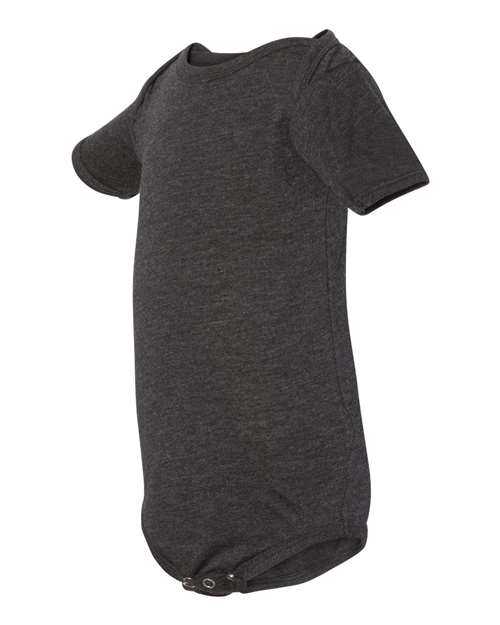Bella + Canvas 134B Baby Triblend Short Sleeve One Piece - Charcoal Black Triblend - HIT a Double