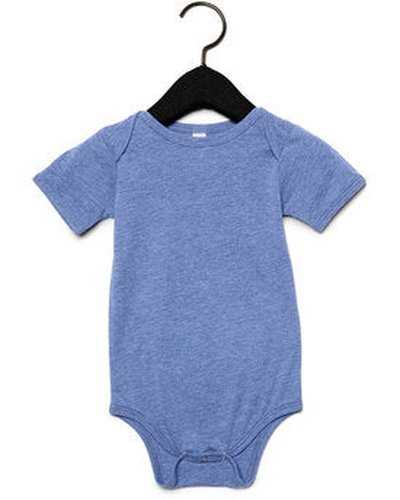 Bella + Canvas 134B Infant Triblend Short-Sleeve One-Piece - Blue Triblend - HIT a Double