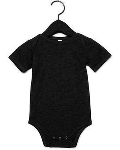 Bella + Canvas 134B Infant Triblend Short-Sleeve One-Piece - Charcoal Black Triblend - HIT a Double