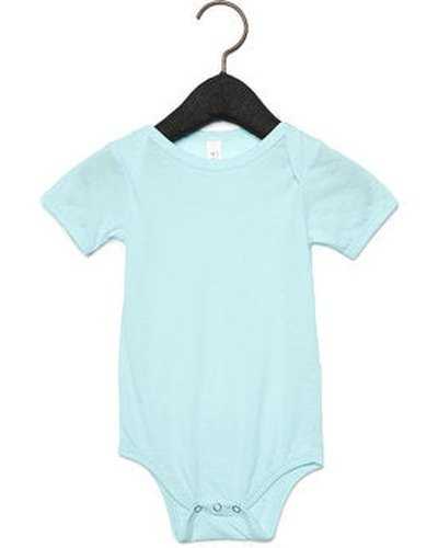 Bella + Canvas 134B Infant Triblend Short-Sleeve One-Piece - Ice Blue Triblend - HIT a Double