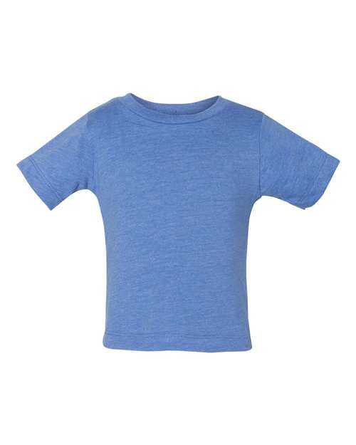 Bella + Canvas 3001B Baby Jersey Tee - Heather Columbia Blue - HIT a Double