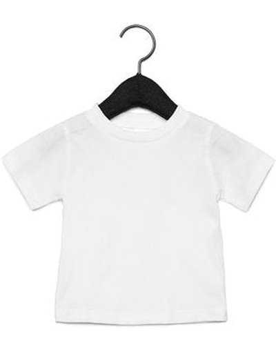 Bella + Canvas 3001B Infant Jersey Short Sleeve T-Shirt - White - HIT a Double