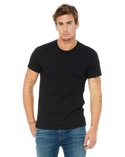 Bella + Canvas 3001C Unisex Jersey T-Shirt - Black - HIT a Double