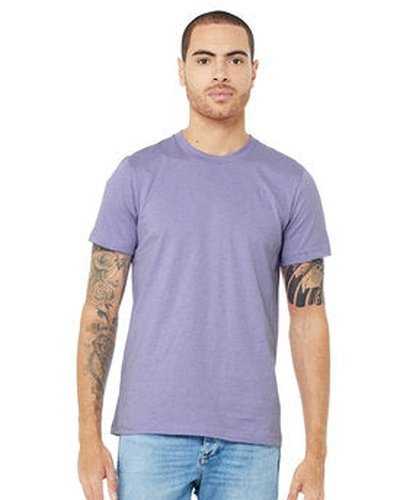 Bella + Canvas 3001C Unisex Jersey T-Shirt - Dark Lavender - HIT a Double