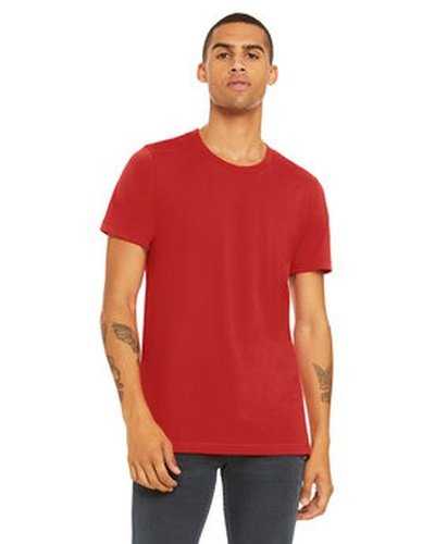 Bella + Canvas 3001C Unisex Jersey T-Shirt - Red - HIT a Double