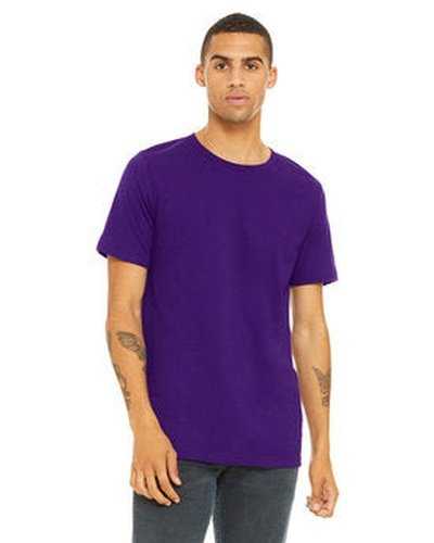 Bella + Canvas 3001C Unisex Jersey T-Shirt - Team Purple - HIT a Double
