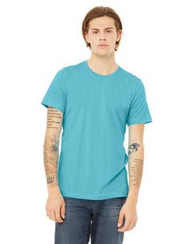 Bella + Canvas 3001C Unisex Jersey T-Shirt - Turquoise - HIT a Double