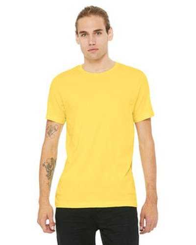 Bella + Canvas 3001C Unisex Jersey T-Shirt - Yellow - HIT a Double