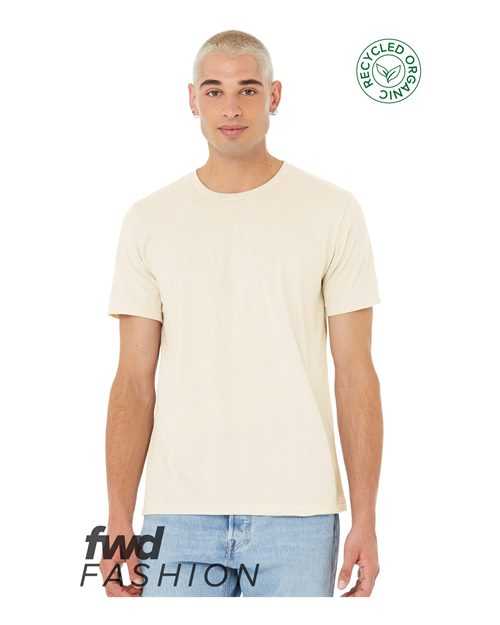 Bella + Canvas 3001RCY FWD Fashion Unisex Jersey Recycled Organic Tee - Heather Natural - HIT a Double - 1