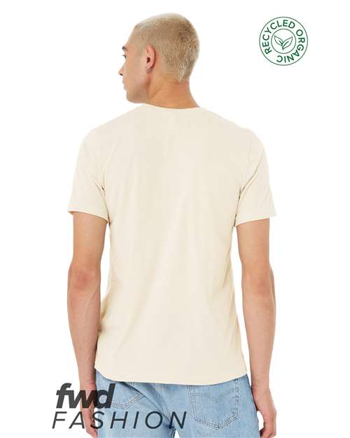 Bella + Canvas 3001RCY FWD Fashion Unisex Jersey Recycled Organic Tee - Heather Natural - HIT a Double - 3