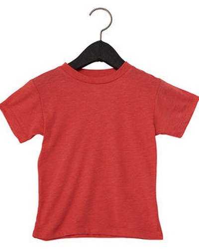Bella + Canvas 3001T Toddler Jersey Short-Sleeve T-Shirt - Heather Red - HIT a Double