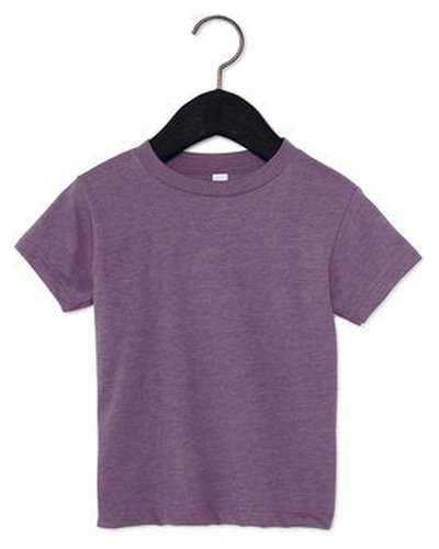 Bella + Canvas 3001T Toddler Jersey Short-Sleeve T-Shirt - Heather Team Purple - HIT a Double