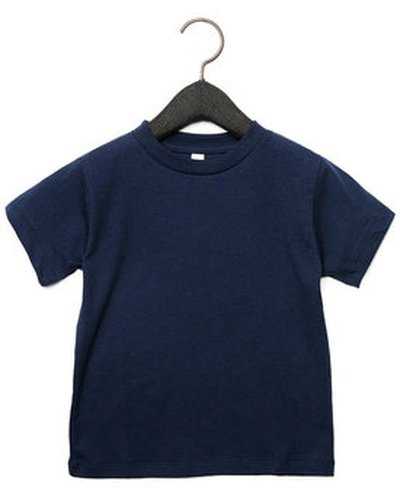 Bella + Canvas 3001T Toddler Jersey Short-Sleeve T-Shirt - Navy - HIT a Double