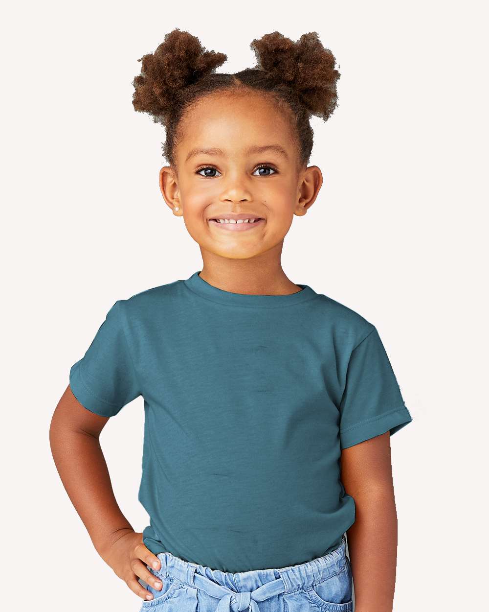 Bella + Canvas 3001T Toddler Jersey Tee - Heather Deep Teal - HIT a Double