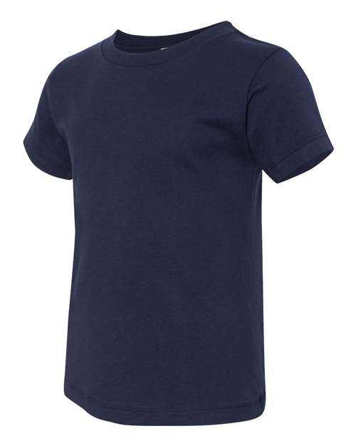 Bella + Canvas 3001T Toddler Jersey Tee - Navy - HIT a Double