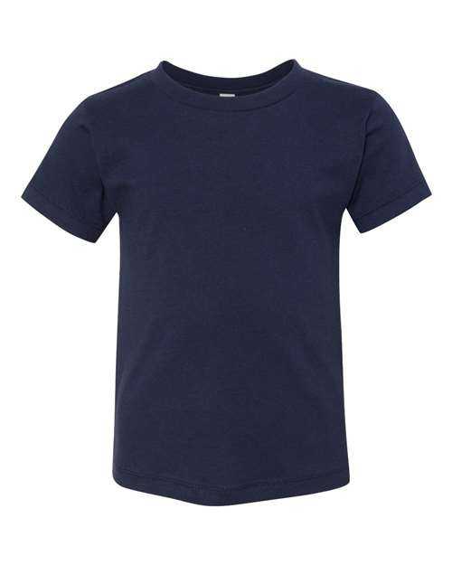 Bella + Canvas 3001T Toddler Jersey Tee - Navy - HIT a Double