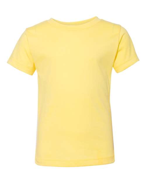 Bella + Canvas 3001T Toddler Jersey Tee - Yellow - HIT a Double