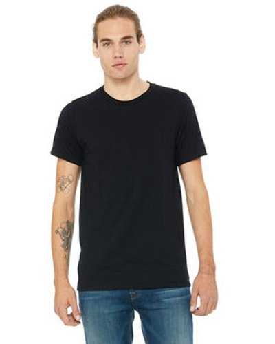 Bella + Canvas 3001U Unisex Made In The USA Jersey T-Shirt - Black - HIT a Double